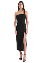 Vestido tubular strapless, Ary-493