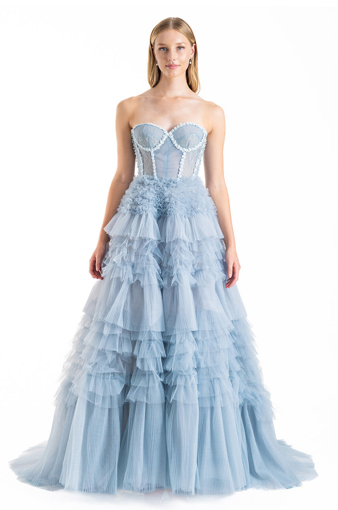 Vestido encaje con corset, Princessa-953