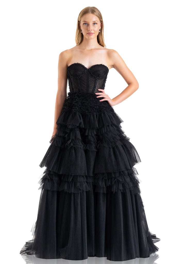 Vestido encaje con corset, Princessa-952