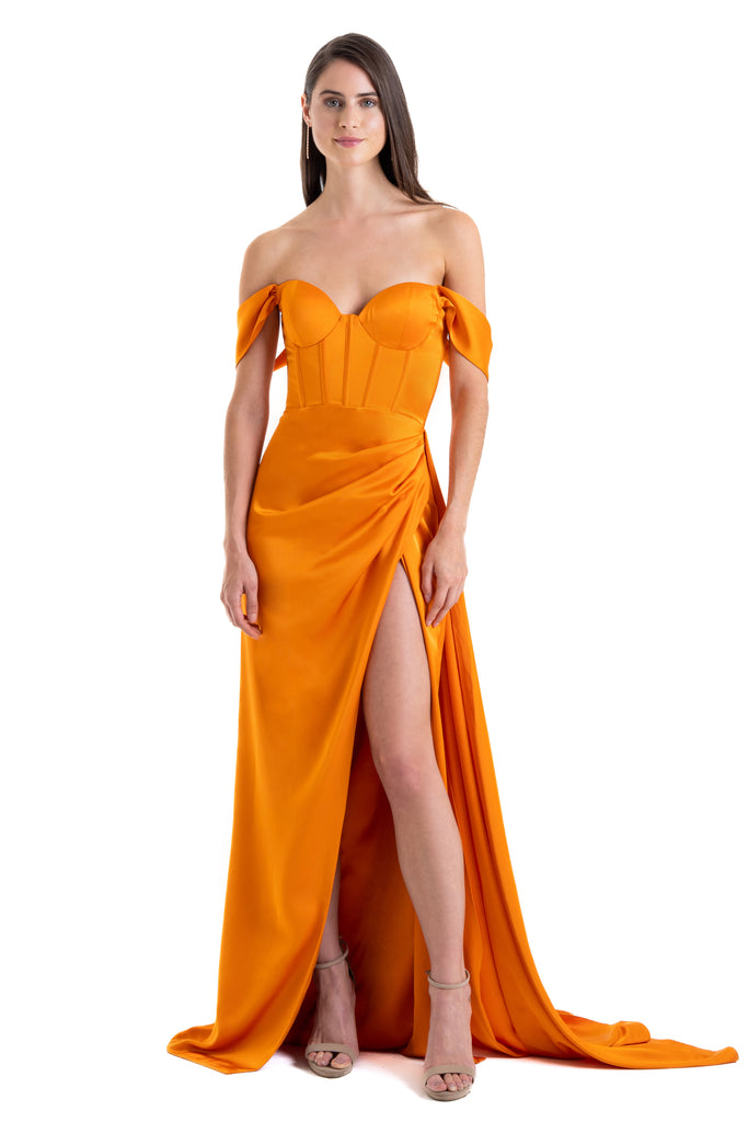 Vestido off-shoulder, Zury-826