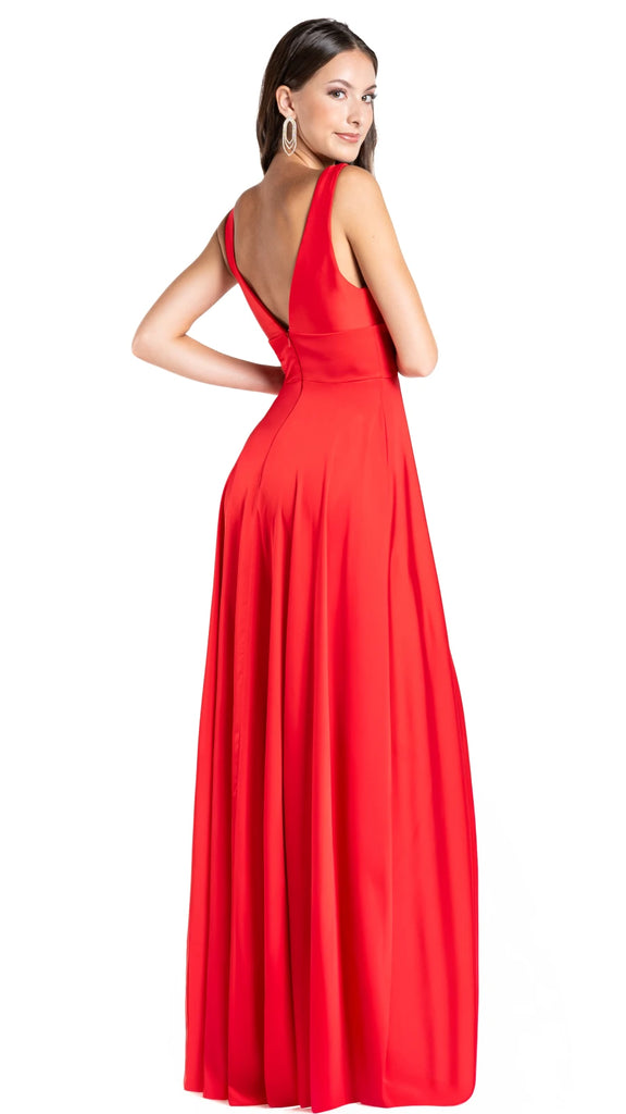 Vestido satín circular, Alia-2654