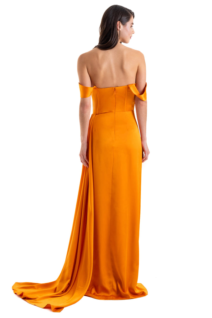 Vestido off-shoulder, Zury-827