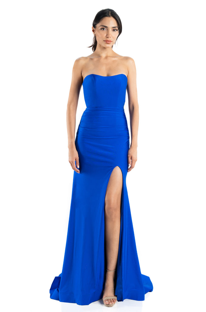 Vestido strapless licra, Arlette-1105