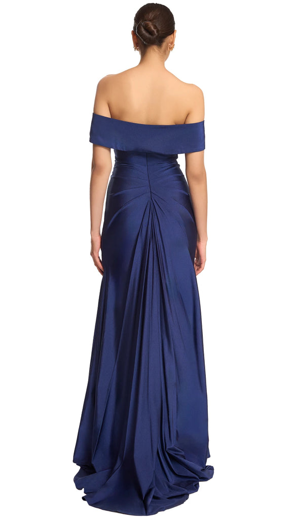 Vestido de licra off-shoulder, Erendy-2633