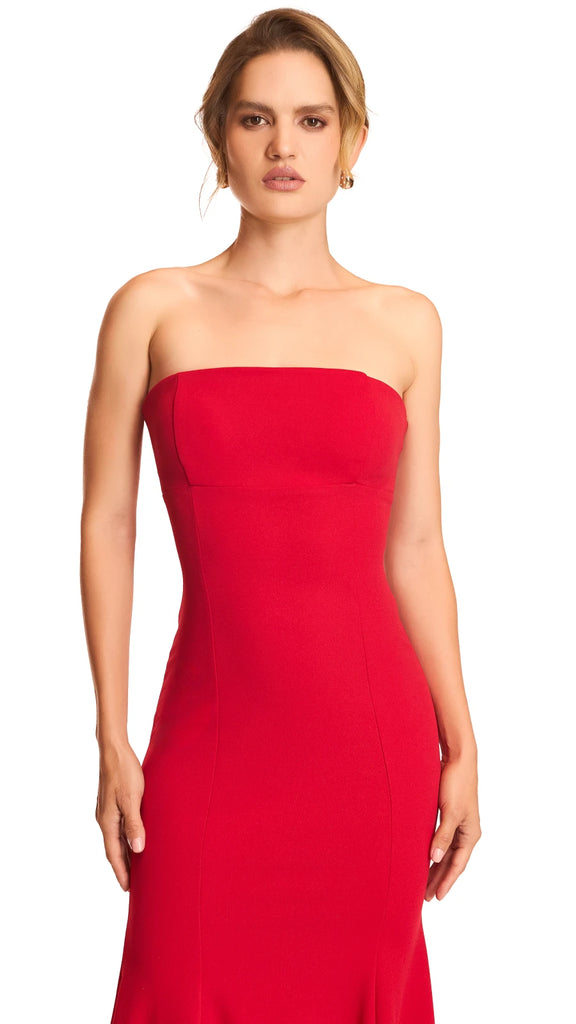 Vestido strapless corte sirena, Carlo-2728