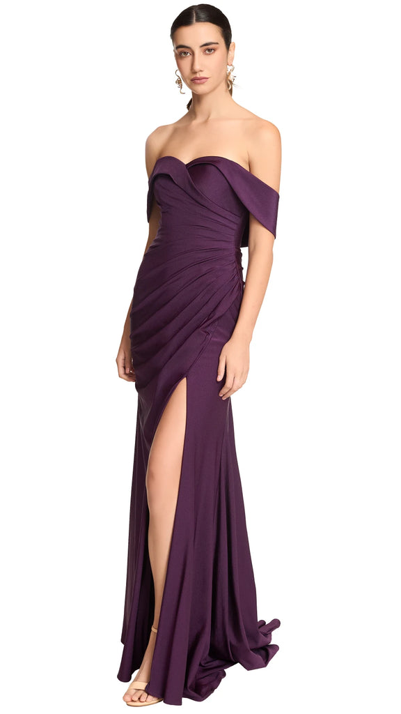 Vestido de licra off-shoulder, Erendy-2636