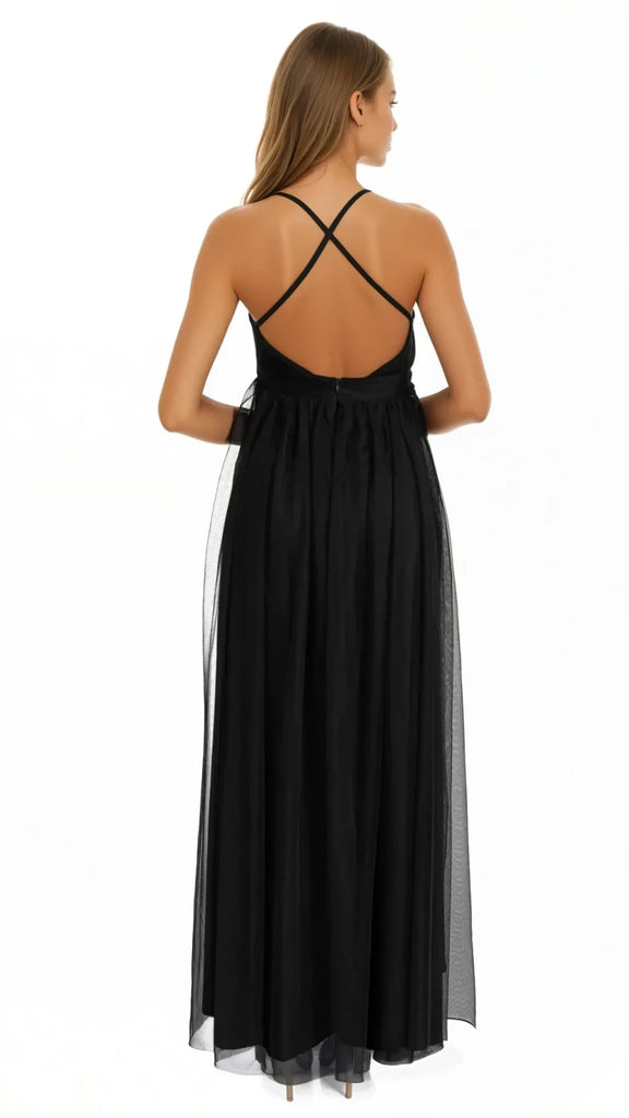 Vestido de tul con tirate, Ariane-3108