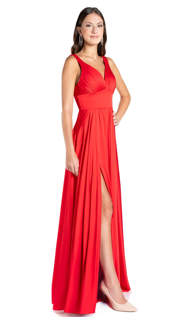 Vestido satín circular, Alia-2655