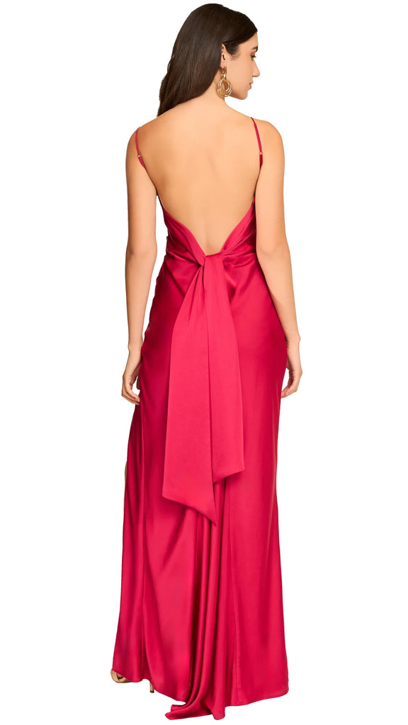 Vestido satín, Romy-2555