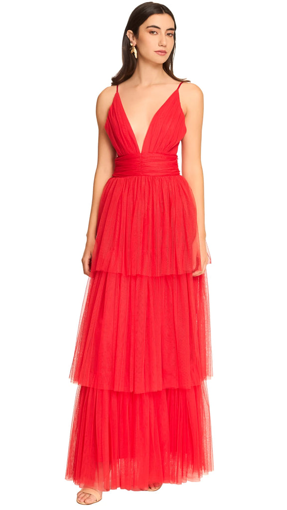 Vestido de tul en capas, Arista-2395