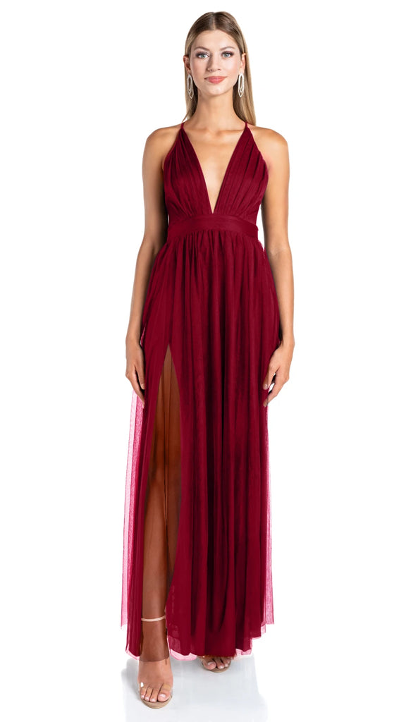 Vestido de tul con tirate, Ariane-2437