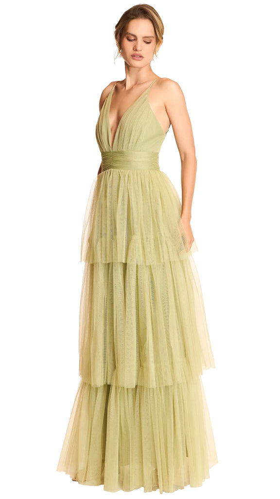 Vestido de tul en capas, Arista-2485