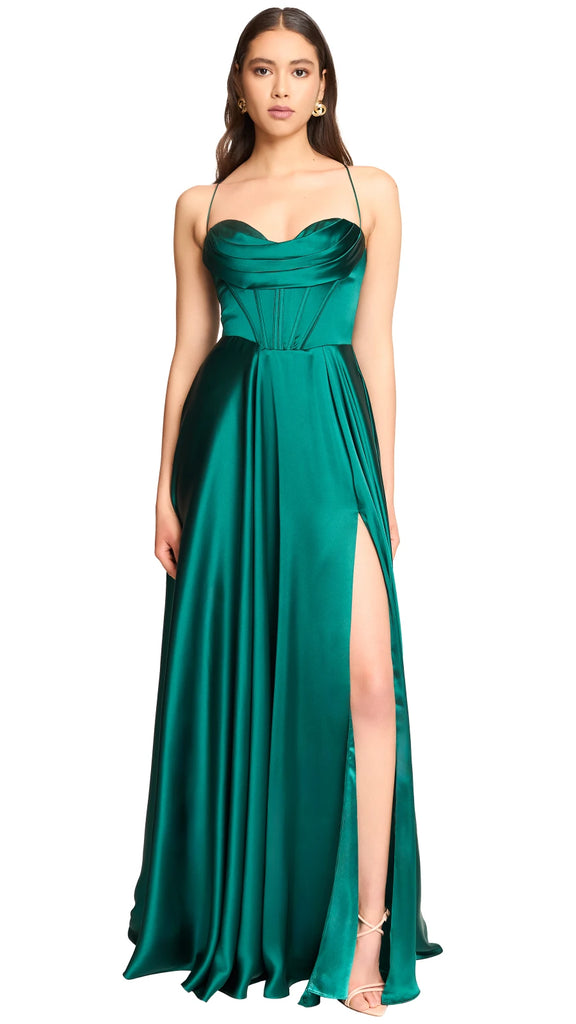 Vestido de corset con tirantes, Maxime-2580