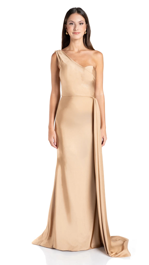 Vestido licra con cauda, Johana-2501