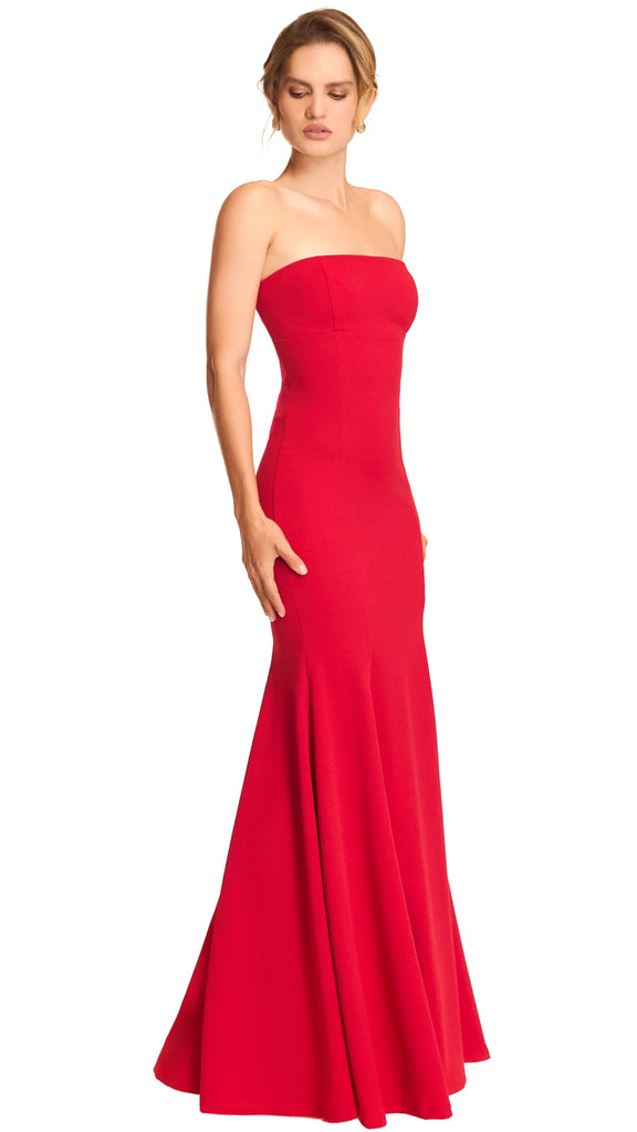 Vestido strapless corte sirena, Carlo-2727