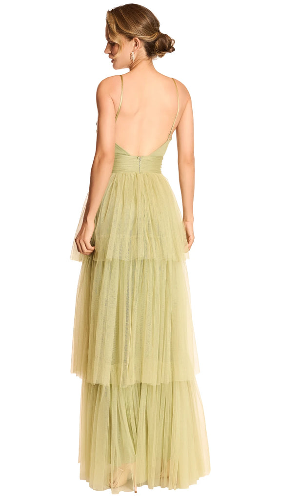 Vestido de tul en capas, Arista-2484