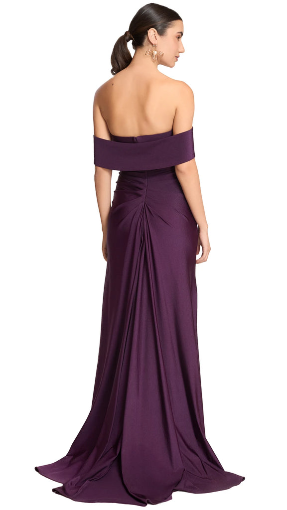 Vestido de licra off-shoulder, Erendy-2634