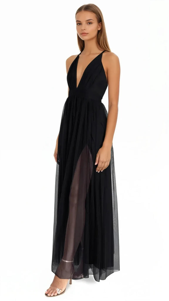 Vestido de tul con tirate, Ariane-3109