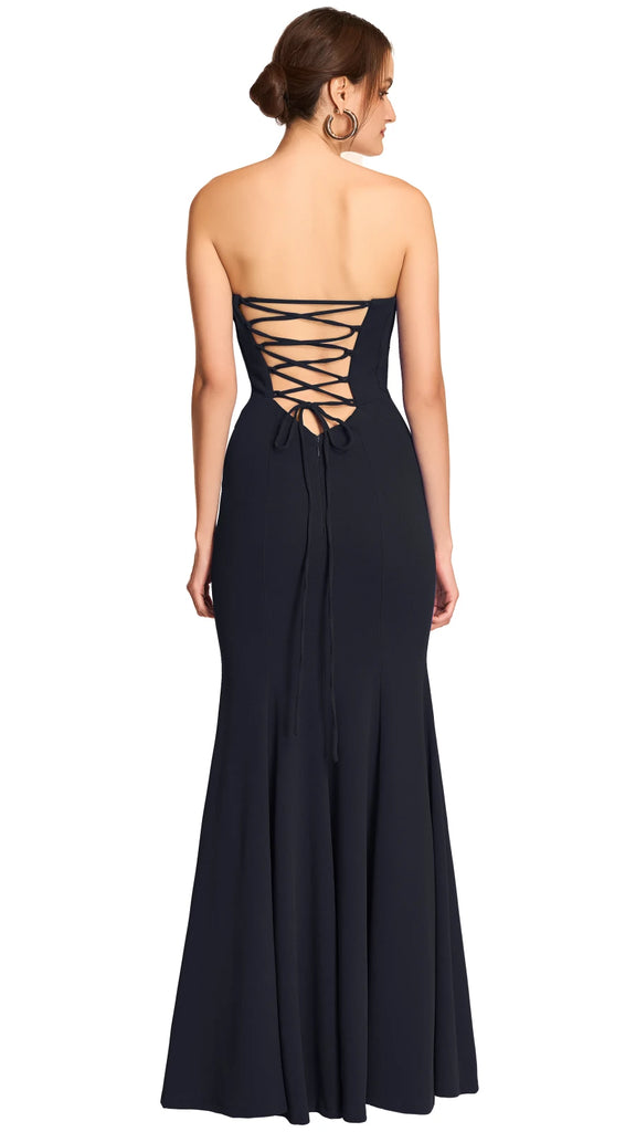 Vestido strapless corte sirena, Carlo-2629