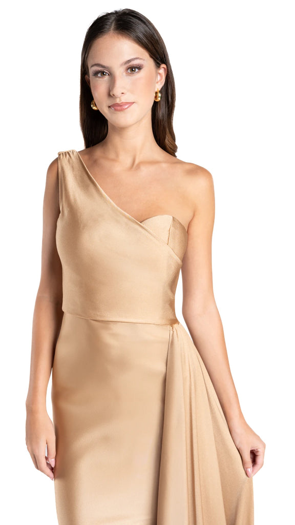 Vestido licra con cauda, Johana-2504